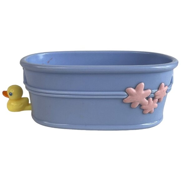 2 Littlest Pet Shop Bathtub Pink Blue Yellow Ducky Duck Replacement Moving LPS - Picture 6 of 11